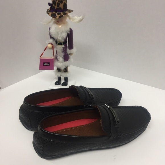 Steve Harvey Celebrity Edition Black Metal Loafers - Picture 1 of 6